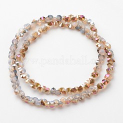 Гальванические стеклянные бусины&nbsp;EGLA-J138-A-HP04