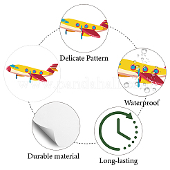 Водостойкие самоклеящиеся наклейки с картинками&nbsp;DIY-WH0370-007