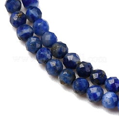 Нитки бусины из натурального ляписа-лазури&nbsp;LS-G-E351-09