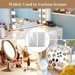 84 карманный прямоугольный фотоальбом для хранения ювелирных изделий&nbsp;AJEW-YWC0001-10