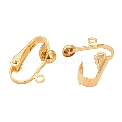 24шт 4-х цветная латунная клипса для серег KK-ZZ0001-11