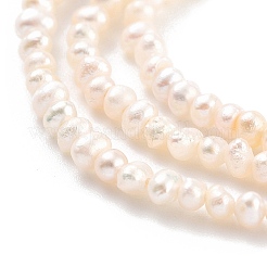 Нити из натурального культивированного пресноводного жемчуга PEAR-C003-02B
