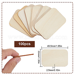 100 шт. древесины тополя WOOD-SP0001-22