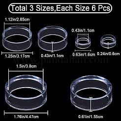 18шт 3 стиля акриловая рамка для дисплея ODIS-GF0001-14