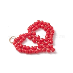 3шт 3 цвета подвески из стеклянного бисера&nbsp;PALLOY-MZ01158