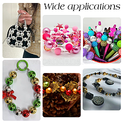 56шт 7 цвета непрозрачные акриловые бусины&nbsp;PACR-PH0001-09