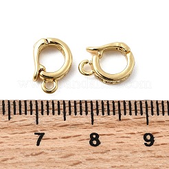 Латунные микро проложить четкие кубического циркония кулон поручительств KK-G542-10G