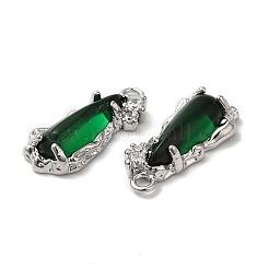 Латунные микро проложить кубического циркония подвески KK-C028-12P-03