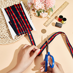 Хлопковая лента «елочка»&nbsp;SRIB-WH0011-067A