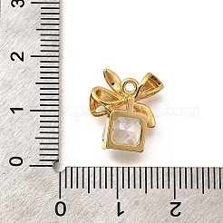 Латунные микро проложить кубического циркония подвески&nbsp;KK-B152-11A-G