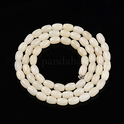 Натуральный белый опал африканские бусы пряди G-N346-02A-10