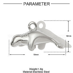 Подвески из нержавеющей стали 304 STAS-OY001-19P