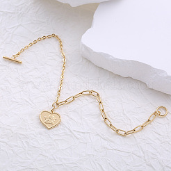 Браслеты с подвесками из нержавеющей стали в европейском стиле KB9332