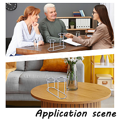 Держатели хрустальных шаров из сплава&nbsp;ODIS-WH0106-18P