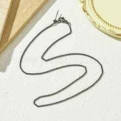 1.5 мм стойка покрытие латунная пшеничная цепочка регулируемые слайдер ожерелья для женщин мужчин&nbsp;MAK-L044-36B