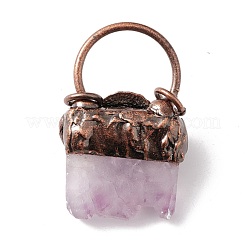 Натуральные друзы аметисты большие подвески G-I324-18R