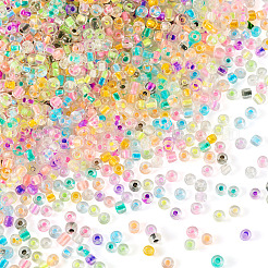 10 пакетик стеклянных круглых бусин&nbsp;GLAA-TA0001-85