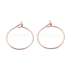 24 шт. фурнитура для сережек-колец из хирургической нержавеющей стали 316l 4 размера X1-STAS-ZZ0001-03RG