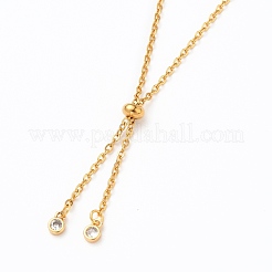 Регулируемый браслет из нержавеющей стали 304 с цепочкой-слайдером/браслеты-боло изготовление AJEW-JB00780-02