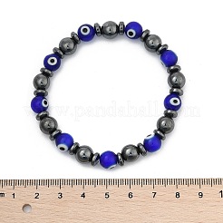 Бусины из стекла ручной работы сглаз ручной работы BJEW-JB04461-02