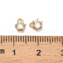 Латунные микро проложить кубического циркония подвески&nbsp;KK-H515-05G