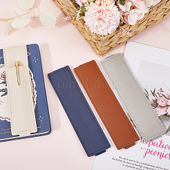 4 шт. двухцветный держатель для ручек из искусственной кожи ABAG-CP0001-13B