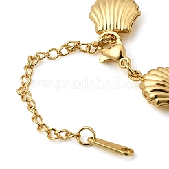 Браслеты-цепочки с изображением морских животных из нержавеющей стали 304&nbsp;BJEW-D359-15A-G