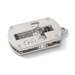 Подвески из сплава и страза PALLOY-D290-24P-04