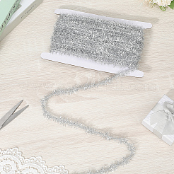 25 ярд полиэстеровой филигранной блестящей мишуры подвесная гирлянда&nbsp;DIY-CY0001-97D