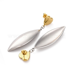 Серьги-гвоздики из нержавеющей стали 304&nbsp;EJEW-K296-02GP-05