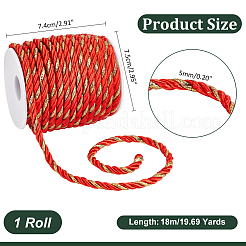 3-слойный витой шнур из полиэстера OCOR-WH0063-42O