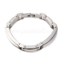 Браслеты из нержавеющей стали 304 с цепочкой для женщин и мужчин&nbsp;BJEW-R018-05P