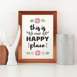 Самоклеящийся трафарет для шелкографии DIY-WH0337-013