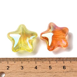 Уф-покрытие прозрачные акриловые бусины OACR-H123-21