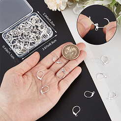 Латунная фурнитура Leverback для серег KK-CN0003-07A-S