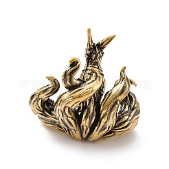 Украшения из латуни в виде лисы KK-D370-05AG