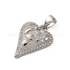 Латунные микро проложить кубического циркония подвески&nbsp;KK-P308-18P