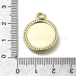 Латунные микро проложить кубического циркония подвески KK-C090-24G