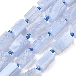 Натуральный голубой кружевной агат бисер нитей&nbsp;G-C270-K21