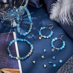 120 шт. 6 цвета синтетические бусины из лунного камня&nbsp;G-OC00005-21