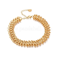 Браслеты-цепочки из нержавеющей стали 304 для женщин BJEW-S165-02G