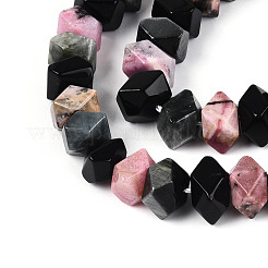 Нити из натуральных бусин родонита&nbsp;G-N358-01A-03