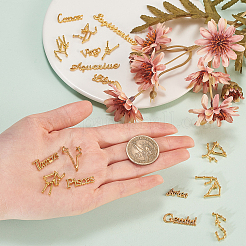 Кабошоны из сплава двенадцати созвездий&nbsp;DIY-CJ0001-29