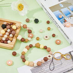 Пищевые экологически чистые силиконовые бусины SIL-DC0001-53