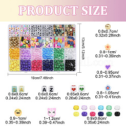 Наборы для самостоятельного изготовления браслетов из пластика&nbsp;DIY-YW0011-44