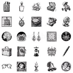 50 шт. бумажные наклейки с изображением старинных предметов STIC-C012-19