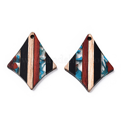 Подвески из смолы и ореха&nbsp;RESI-N039-21