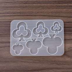 Подвески на тему игральных карт своими руками силиконовые Молды&nbsp;DIY-C076-01D