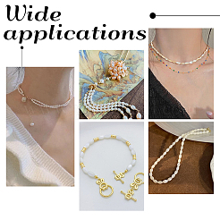 4 нить бусин из натуральных пресноводных ракушек&nbsp;SHEL-NB0001-53