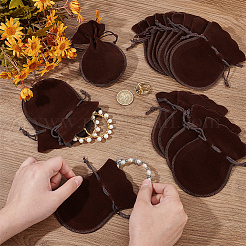 50 шт. бархатные сумки-шнурки из тыквы TP-NB0001-64D